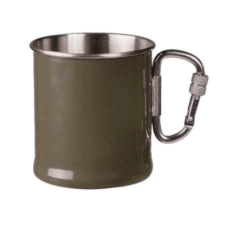 Gobelet mousqueton en métal de 250mL