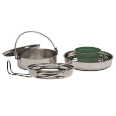 Set de gamelles pour la cuisine en métal