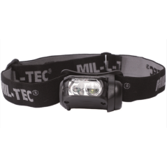 Lampe frontale LED 4 couleurs