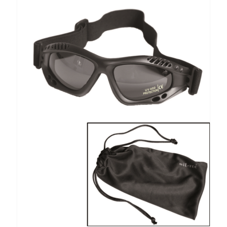 Lunettes commando Air Pro avec verre fumés