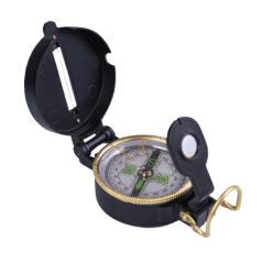 Boussole US en métal style Engineer