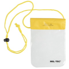 Pochette de poitrine waterproof jaune