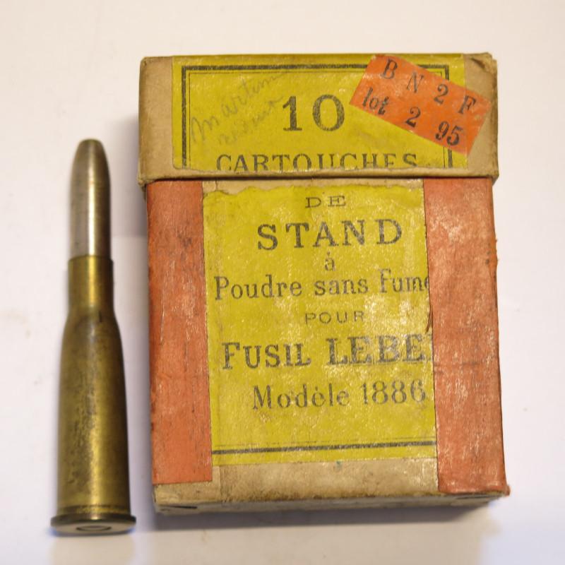 Cartouche fusil  8 mm lebel de stand 1886
