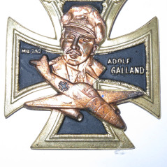 Medaille Commemorative Adolph Galland vol MESSERSCHMITT 262.ref bo 93 
