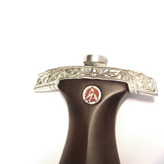 Dague d'honneur SA 1935 dedicacée poignée bois 