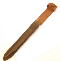 Fourreau gainé cuir  baionnette Mas 49/56 ref ba 458