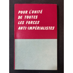 Livre Pour l'unité de toutes les forces anti-impérialistes