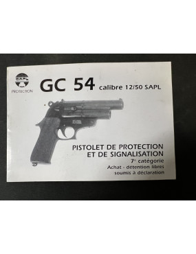 Livret GC 54 Calibre 12/50...