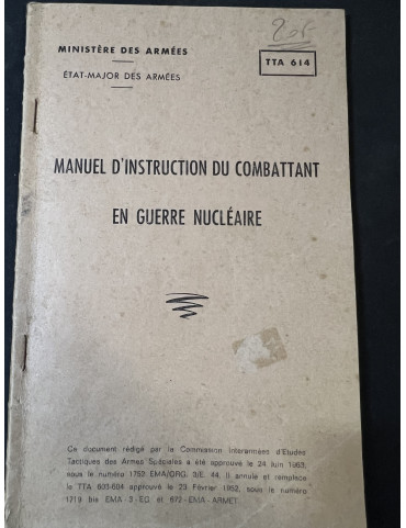 Manuel d'instruction du combattant en guerre nucléaire