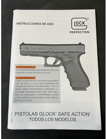 Livret d'instruction pour Glock safe action pistols all models