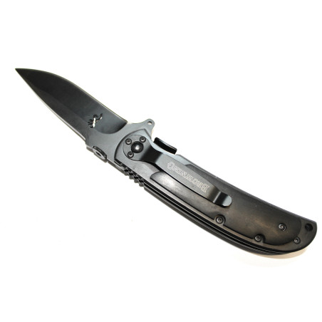 Couteau Browning noir manche bois