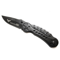 Couteau pliant Columbia noir style chaine moto