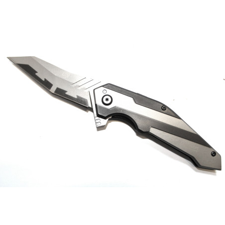 Couteau pliant Columbia SR noir et métal 