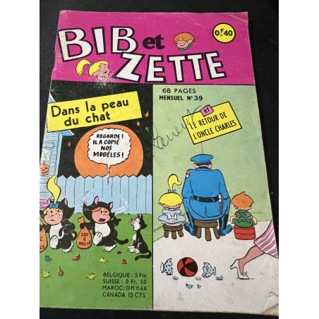 BD Bib et Zette No 39