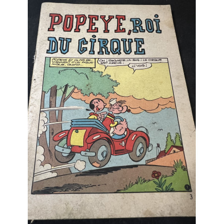 BD Popeye Roi du cirque