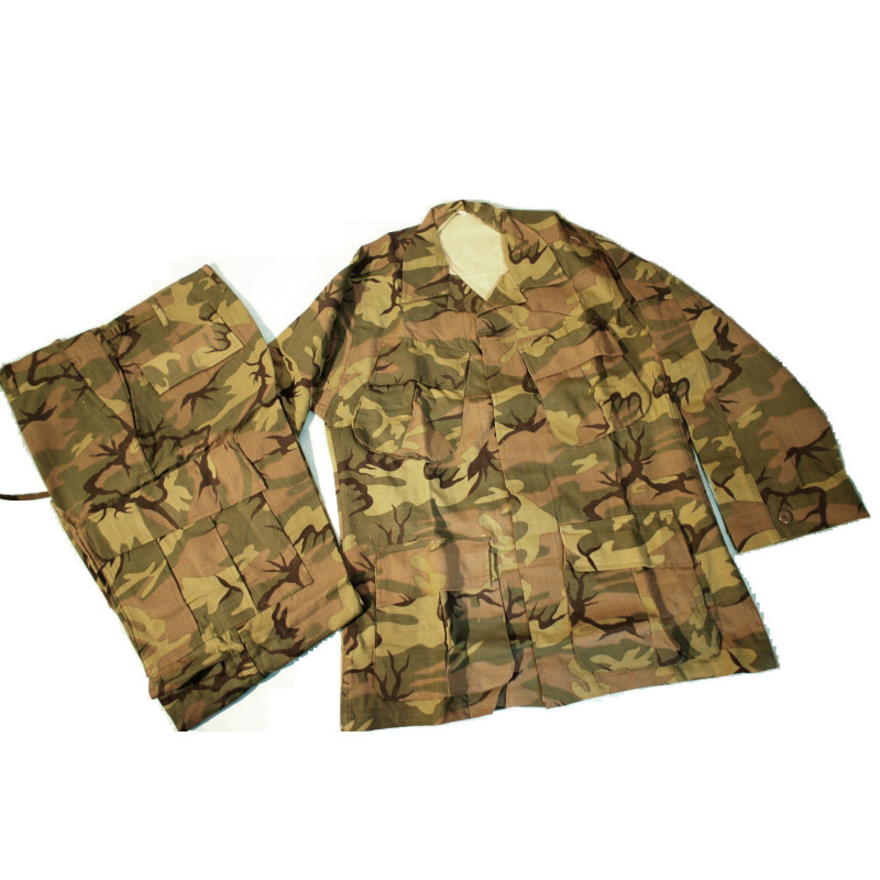 Veste + pantalon camo ERDL US Vietnam ref D3