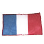 Petit drapeau Francais tricolore  d'epaule dimension 12 cm x 7 cm  ref bo 161