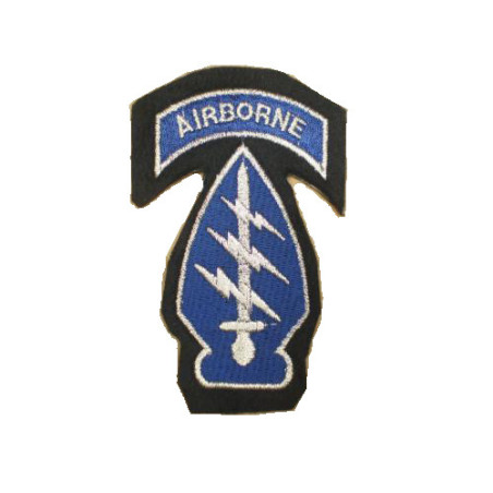 Patch US spéciale force Vietnam brodé argent  ref  66                           