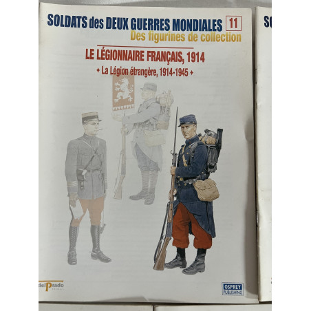 Lot de 10 revues Soldats des deux guerres Mondiales (No 11 à 20)