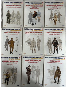 Lot de 9 revues Soldats des...