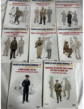 Lot de 8 revues Soldats des...