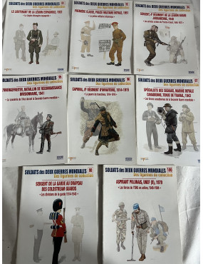 Lot de 8 revues Soldats des...