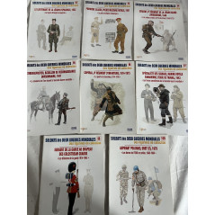 Lot de 8 revues Soldats des deux guerres Mondiales (No 91 à 100 manque 93 et 99)