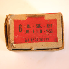 Fusée de lance fusée Belge calibre 4 etoile rouge 