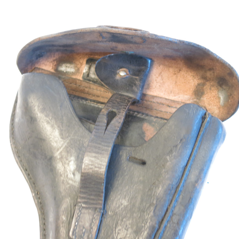 Etui cuir Luger P08 original Schambach Berlin 1939 ref et 99