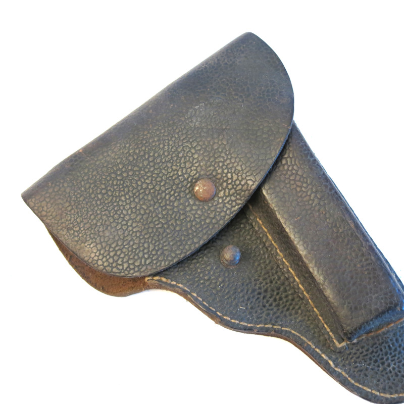 Etui cuir grenelé  original pistolet CZ 27 daté 1943 ref et 111