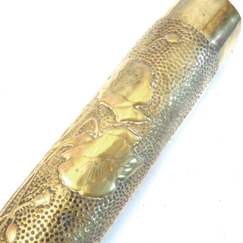 Douille de 75 souvenir de poilu 14/18 ref ob 447