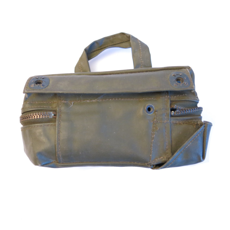 Sacoche infirmier toile ciré 1968 Sacoche infirmier toile ciré 1968