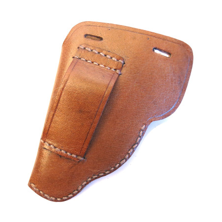 Etui cuir pistolet 6.35 Le Francais ref bru 68