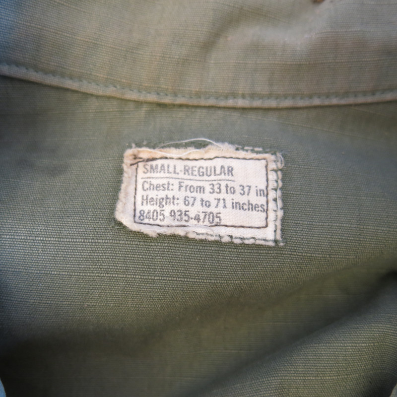 Veste tropicale coton 1968 US Vietnam ref Glenn