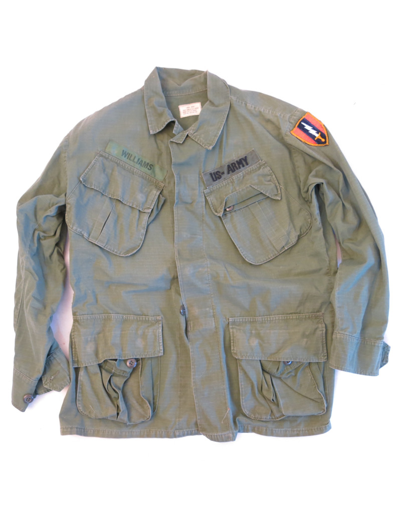 Veste tropical coton 1968 US Vietnam ref Williams