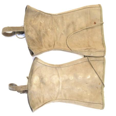 Paire de guetres originales  US army 1942 ref gu55