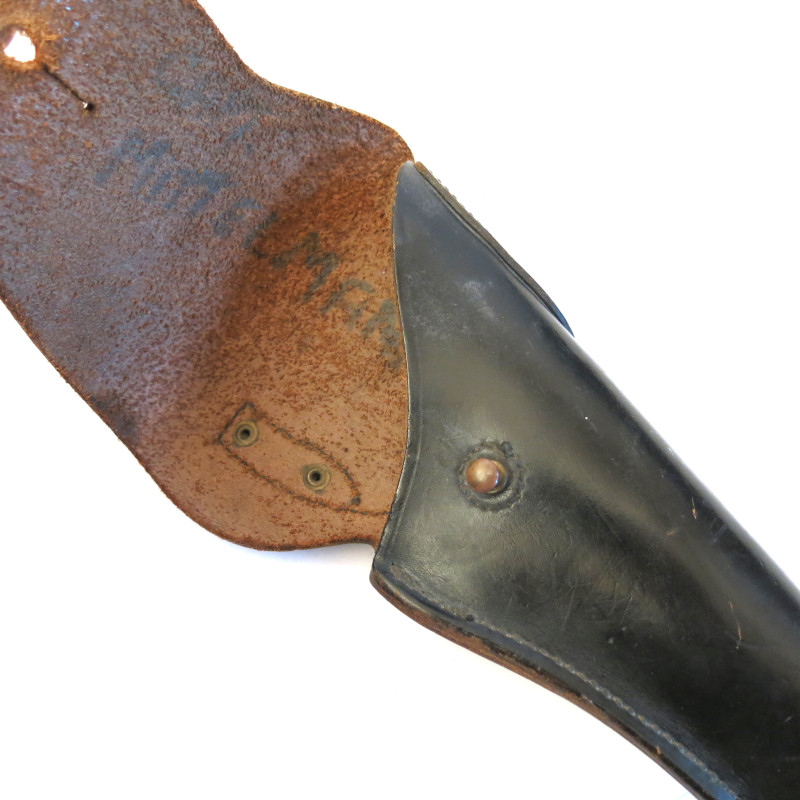 Etui cuir noir original Colt 45 Yonkers NY ref et 478