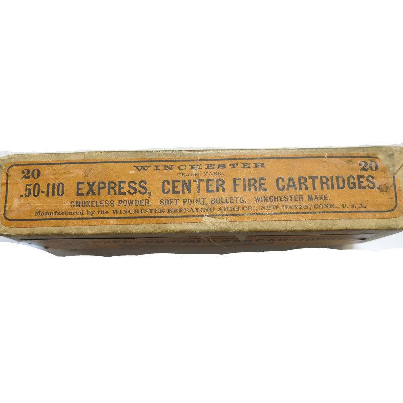 Rare cartouche calibre 50-110 express Winchester WRACO