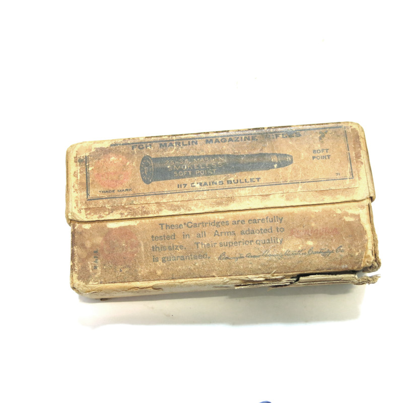 Cartouche calibre 25-36 Marlin REM UMC 