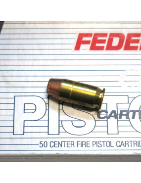 Boite de 50 cartouches Federal Hi -shok 45 ACP 185 GR hollow point 