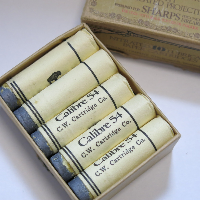 Boite de10 étuis calibre 54 SHARPS Réf un 1 