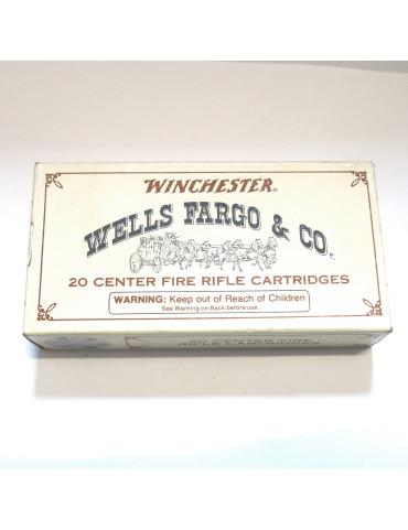 Boite pleine de cartouches 30-30 Winchester commemorative Wells Fargo 