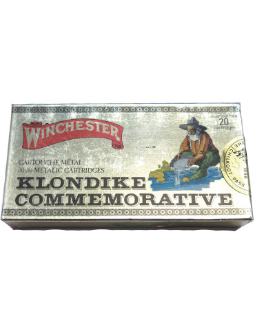 Boite pleine de cartouches 30-30 Winchester commemorative Klondike 