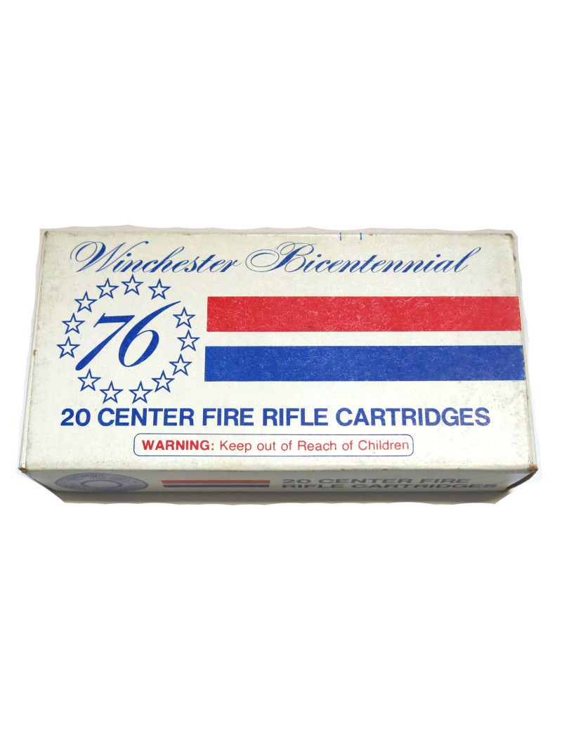 Boite pleine de cartouches 30-30 Winchester commemorative 76 bicentennial