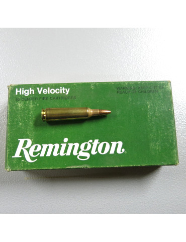 Boite de 20 cartouches 22-250 Remington soft point 