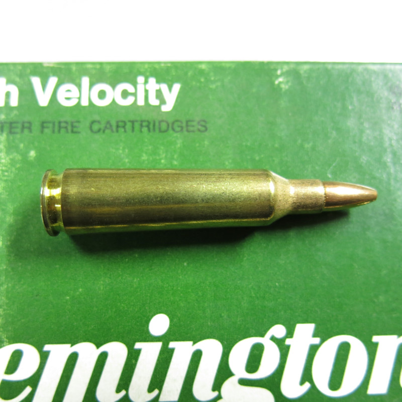 Boite de 20 cartouches 22-250  Remington  soft point 