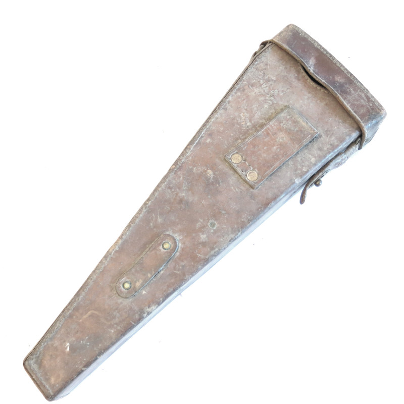 Etui cuir de périscope de tranchée Français 1940 Réf pe 66