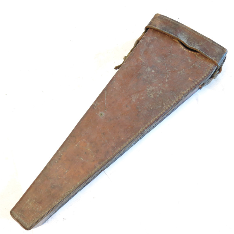 Etui cuir de périscope de tranchée Français 1940 Réf pe 66