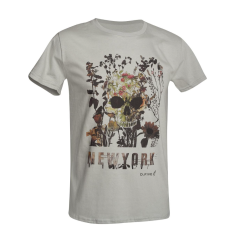 T-Shirt D.Five Skull Flowers