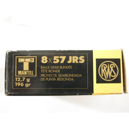 Boite de 20 cartouches 8 x 57 JRS RWS 196 gr
